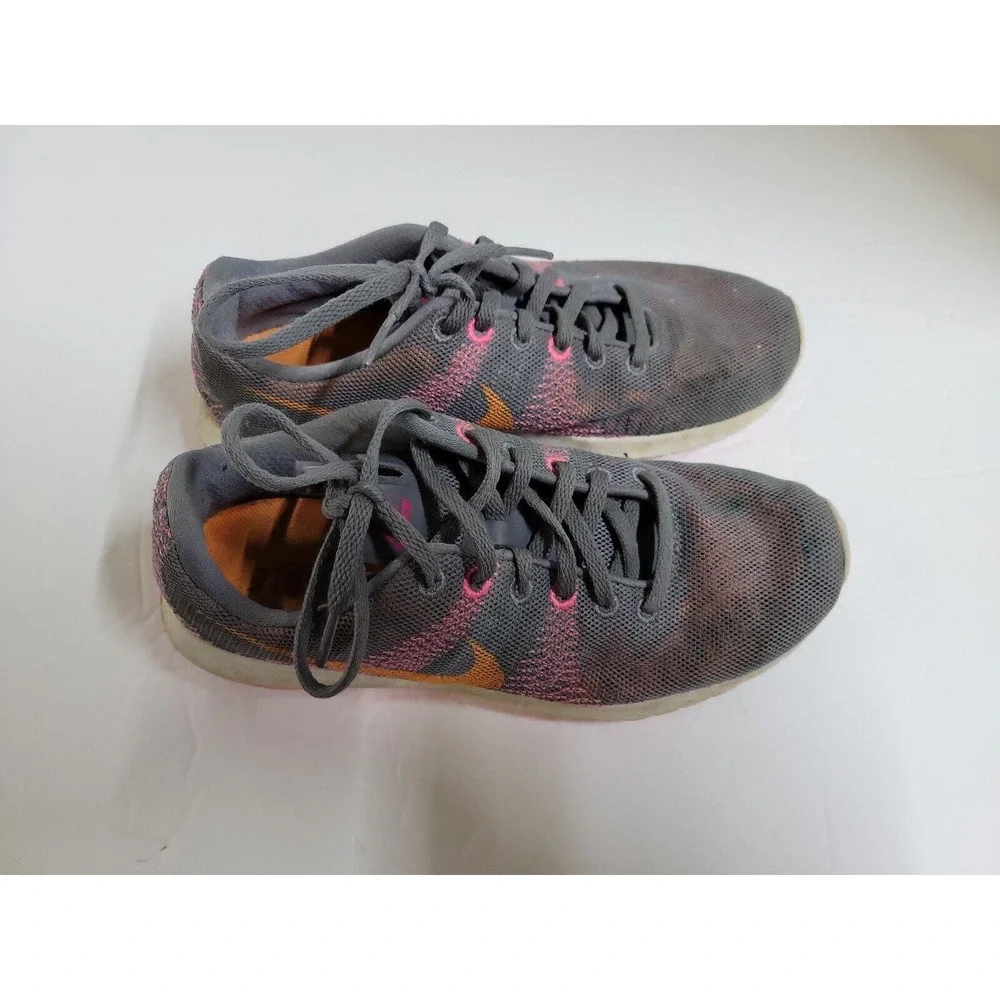 Nike Womens Flex Fury Shoes 705299-008 Gray Running Sneakers Sz 6.5